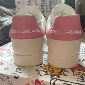 Dolce and Gabbana low-top Portofino leather sneakers